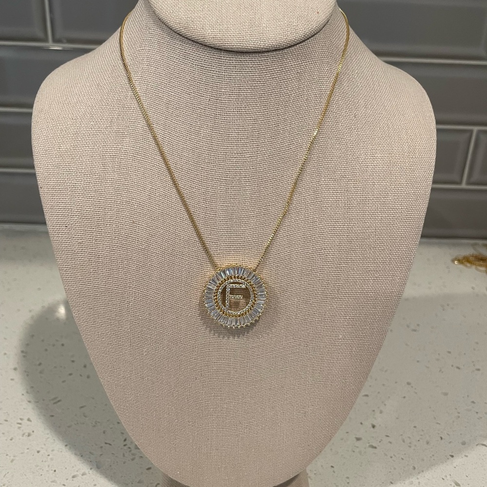 F Letter Necklace